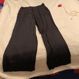 Silky black pants